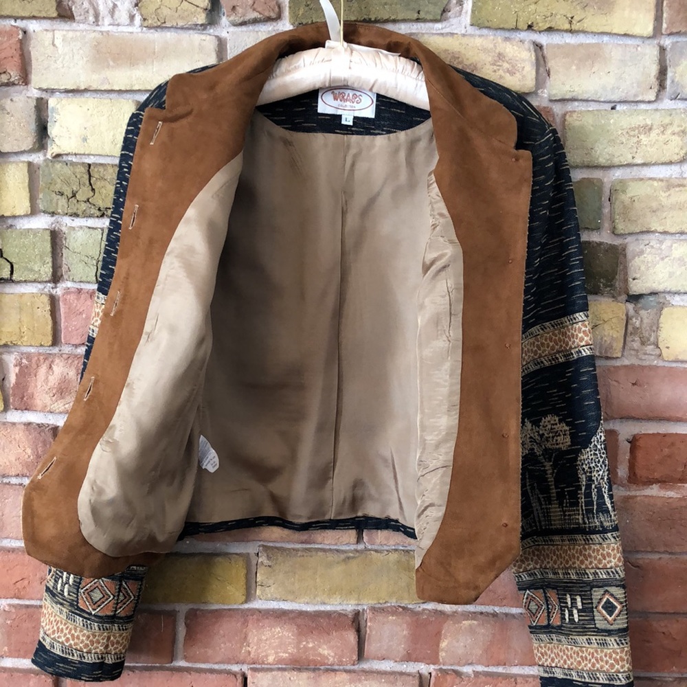 Vintage 90s safari jacket by Wraps collection. - Picture 3 of 3